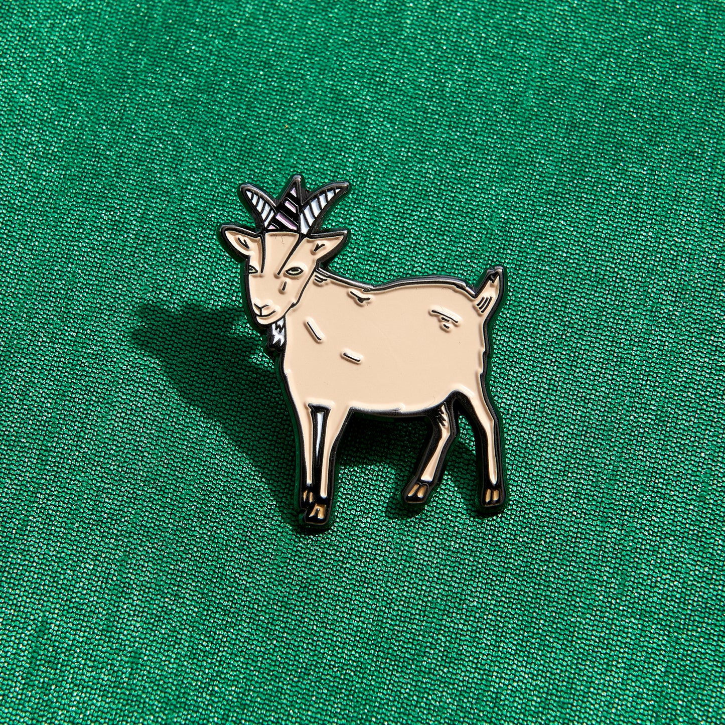 Enamel Goat Pin