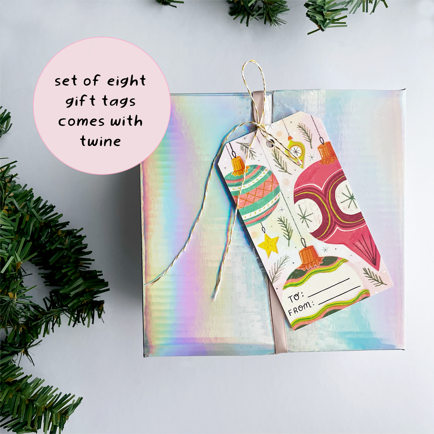 Ornaments Gift Tag Set