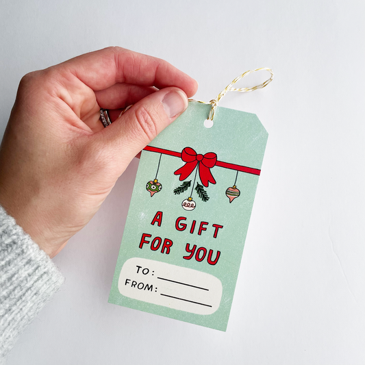 A Gift For You Gift Tag Set