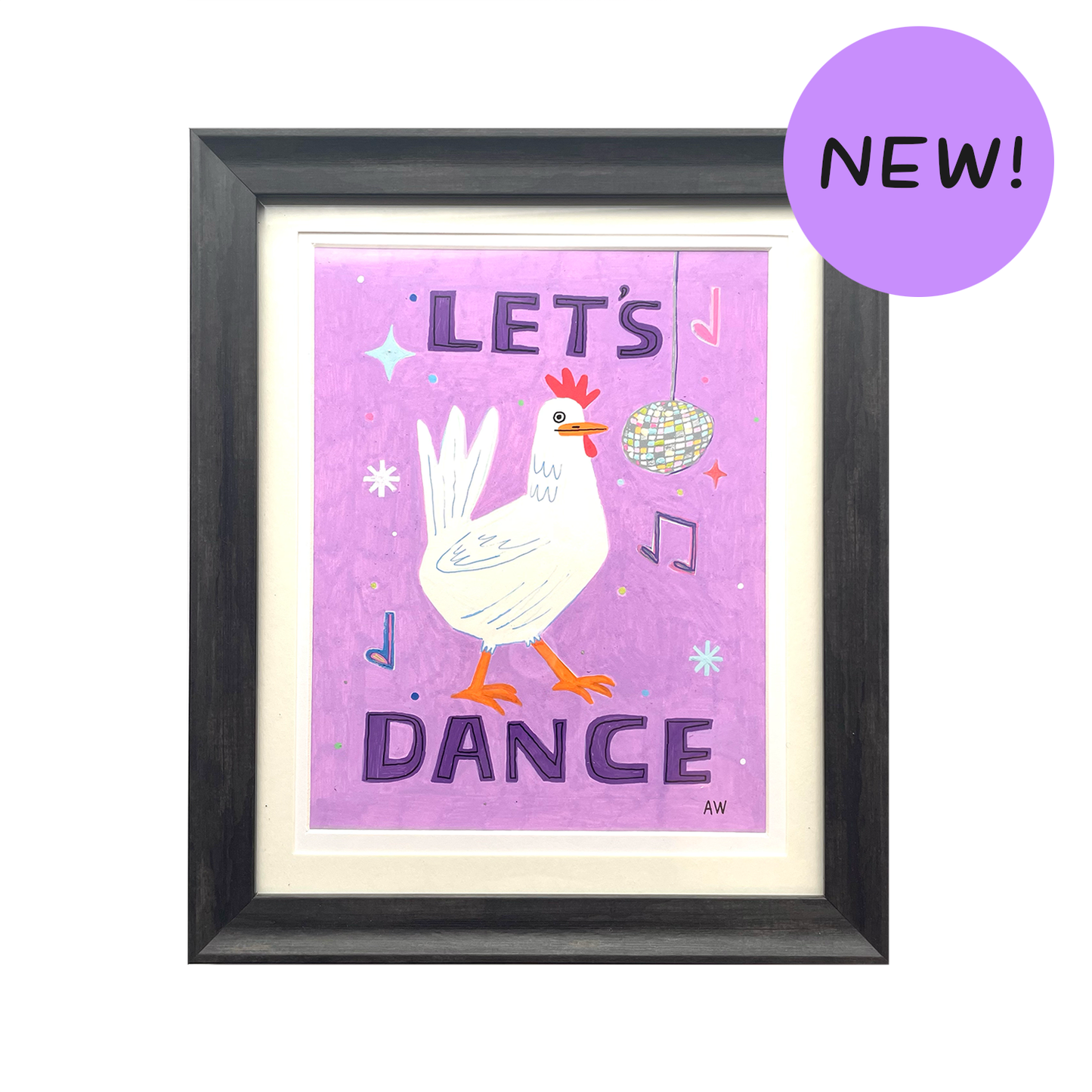 Dancing Chicken Painting