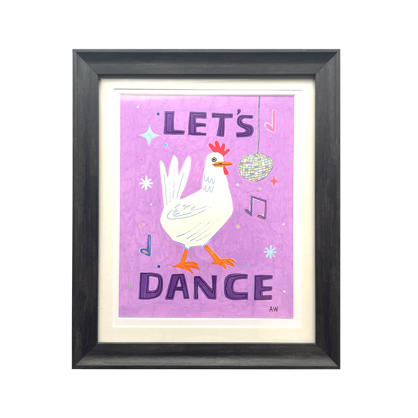 Dancing Chicken Painting