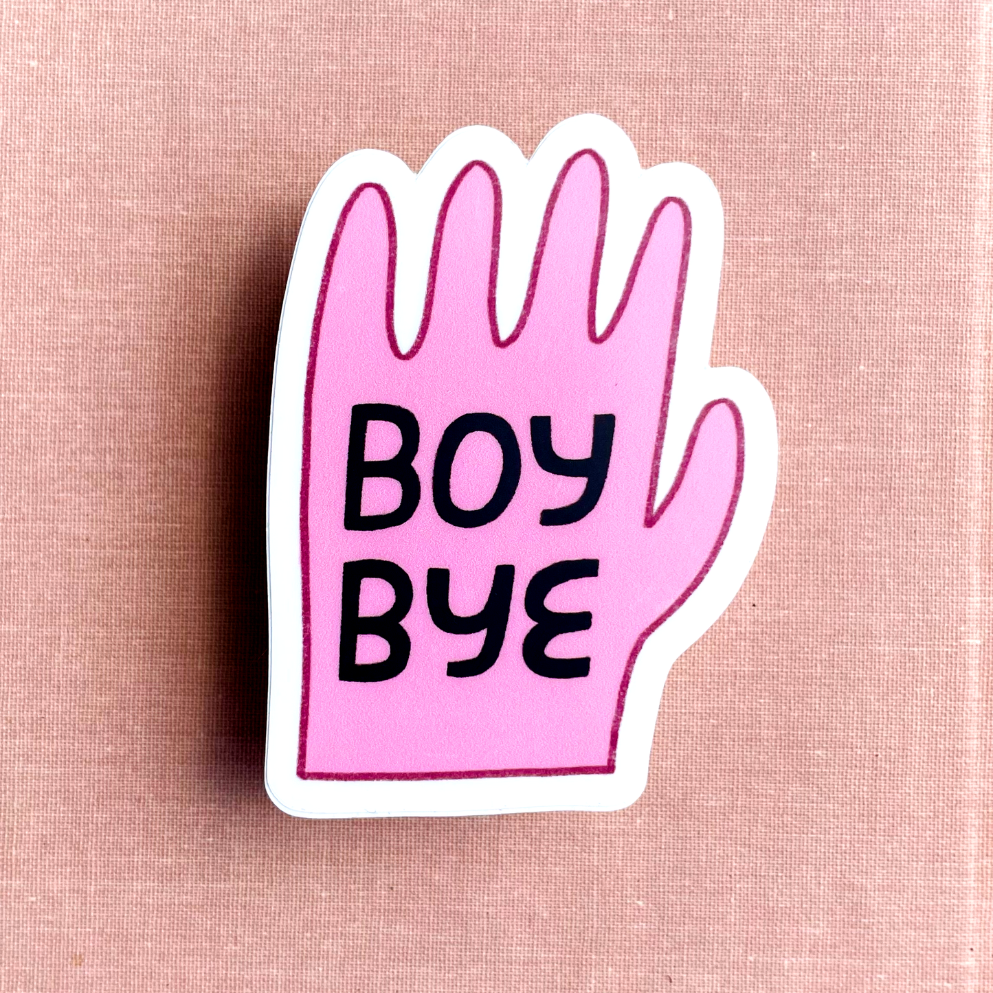 Boy Bye Sticker