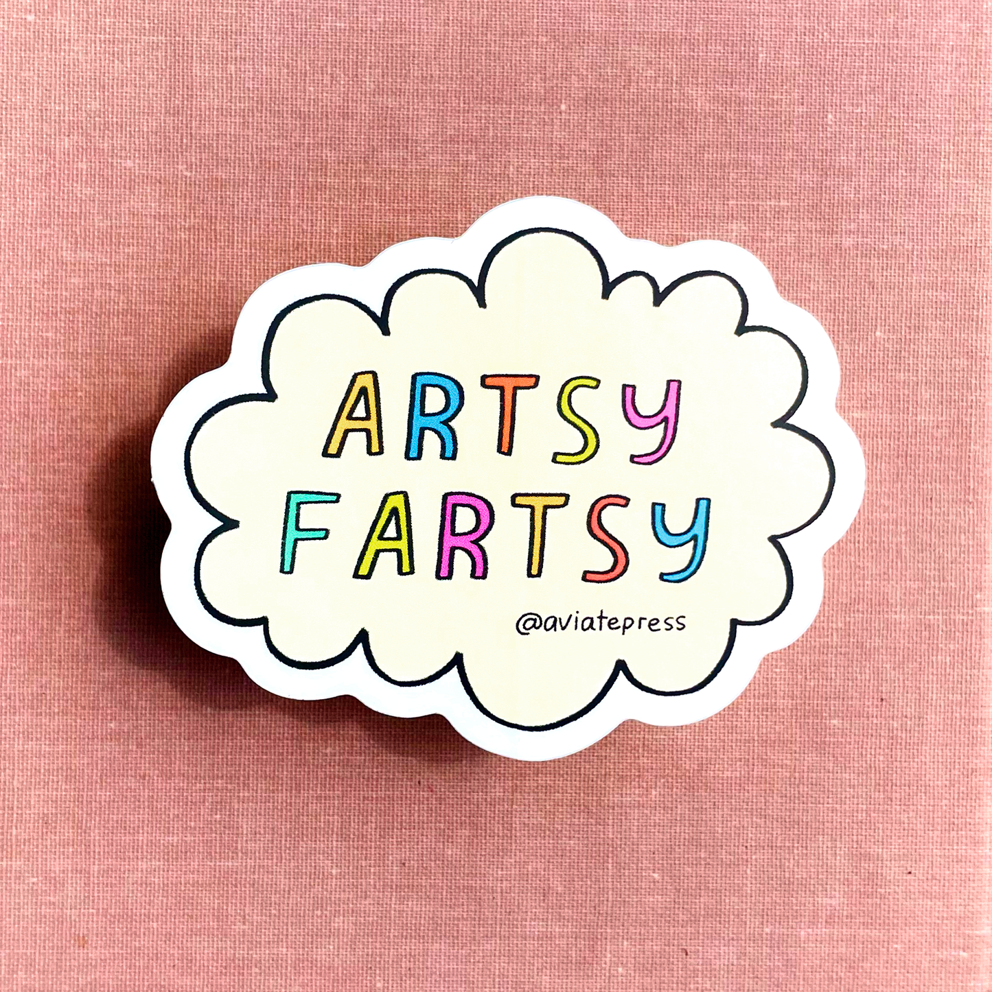 Artsy Fartsy Sticker