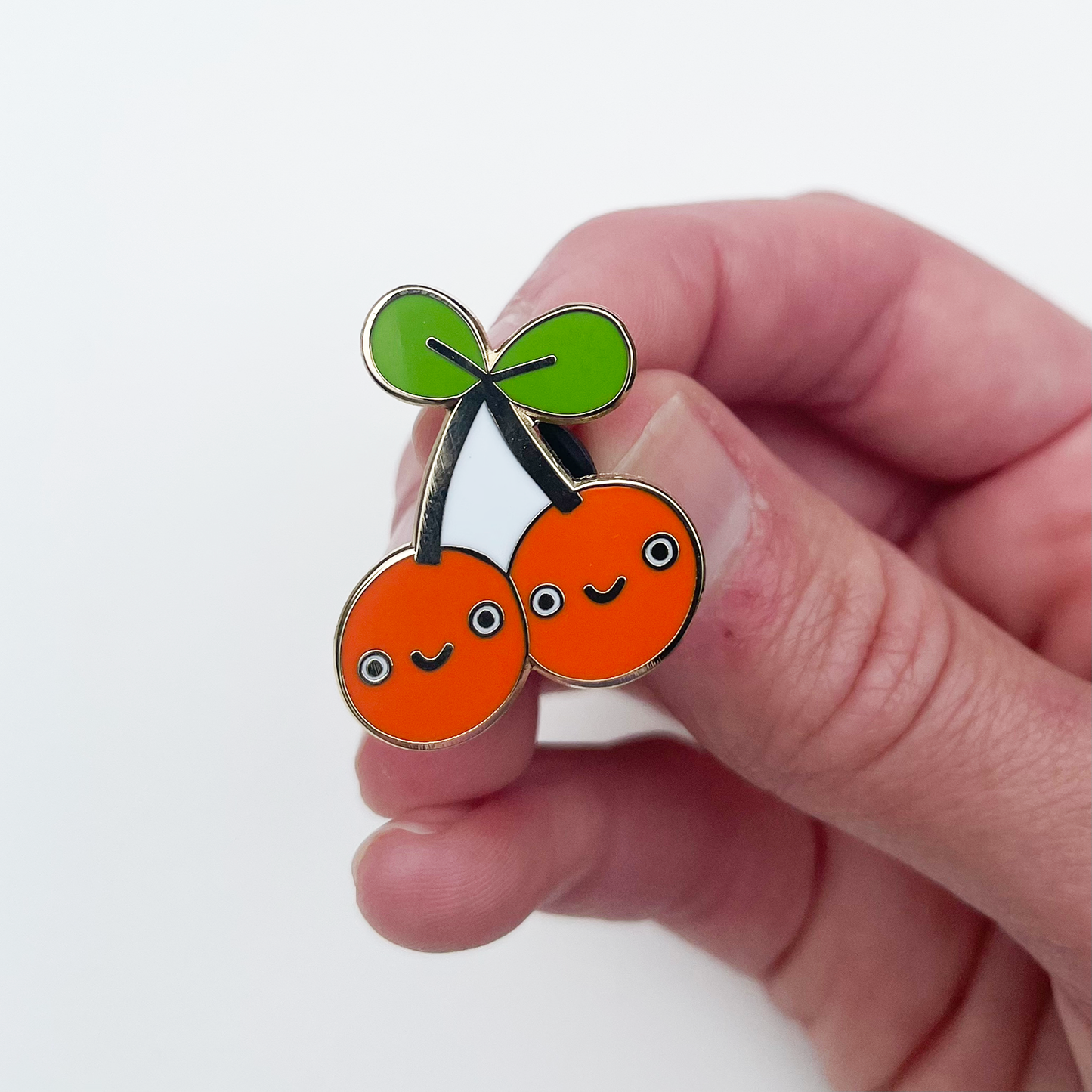 Cherries Pin (oopsie orange)