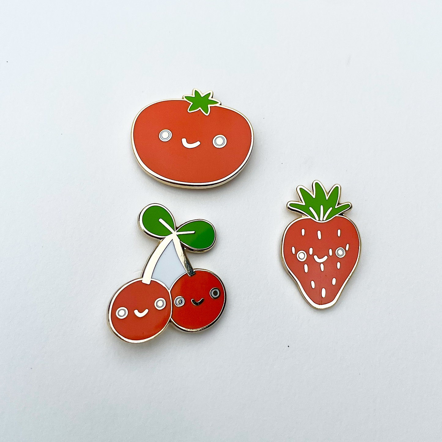 Cherries Pin (oopsie orange)