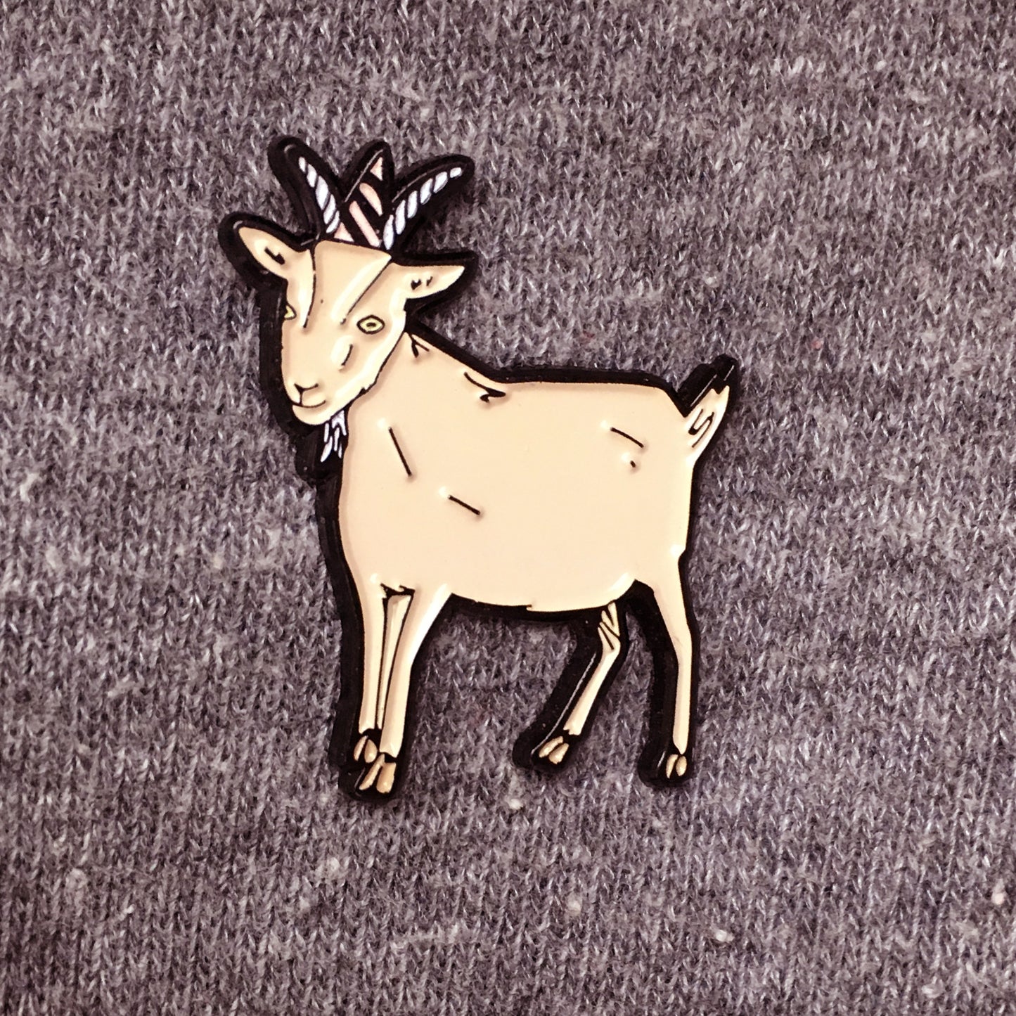 Enamel Goat Pin