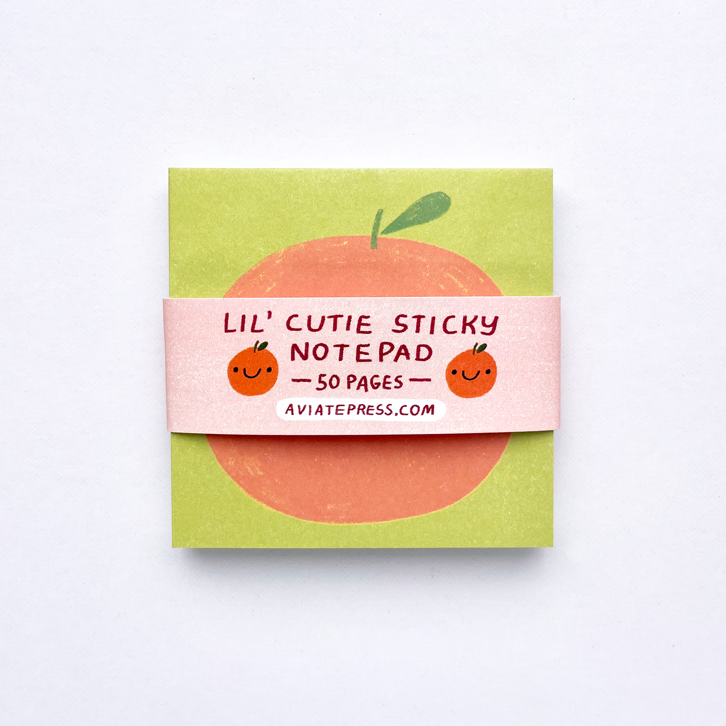 Orange Sticky Notepad