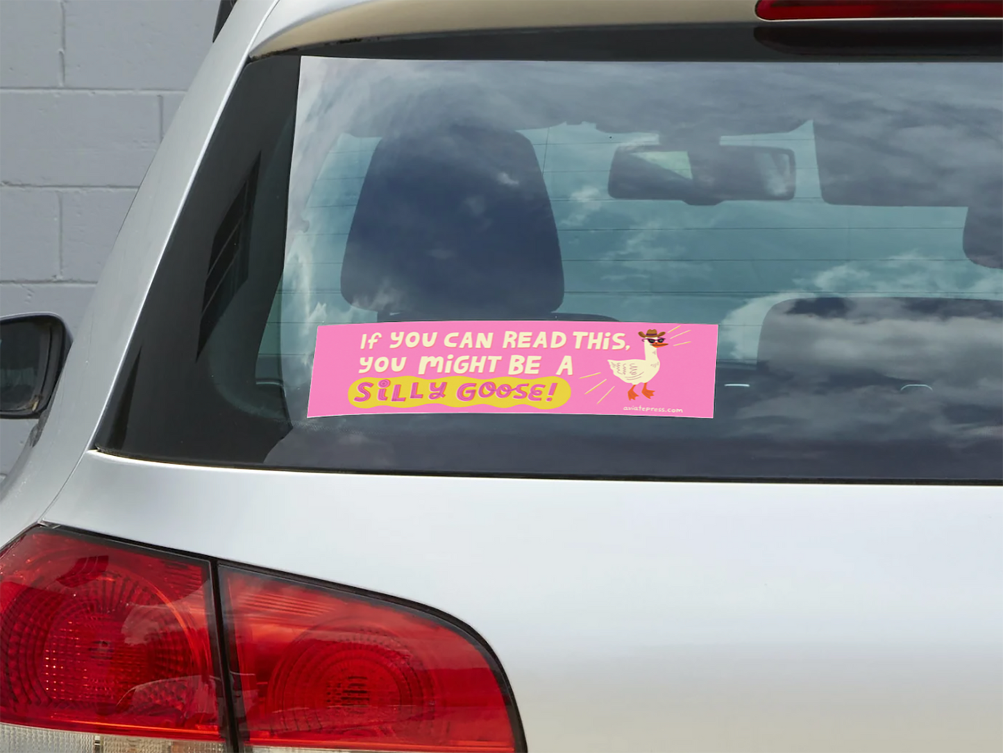 Silly Goose Bumper Sticker