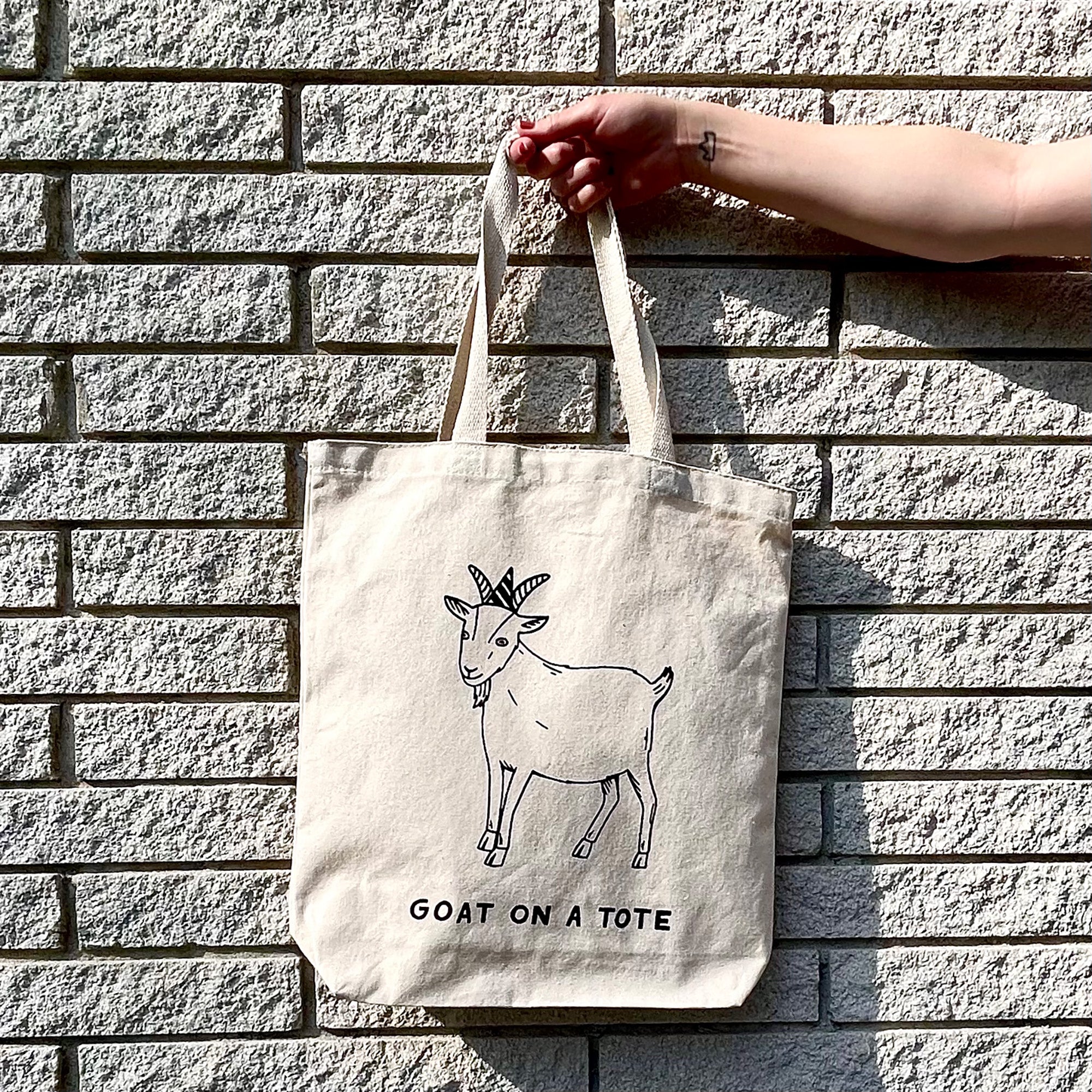 Goat Farmer's Market Tote – The Coin Laundry Print Shop