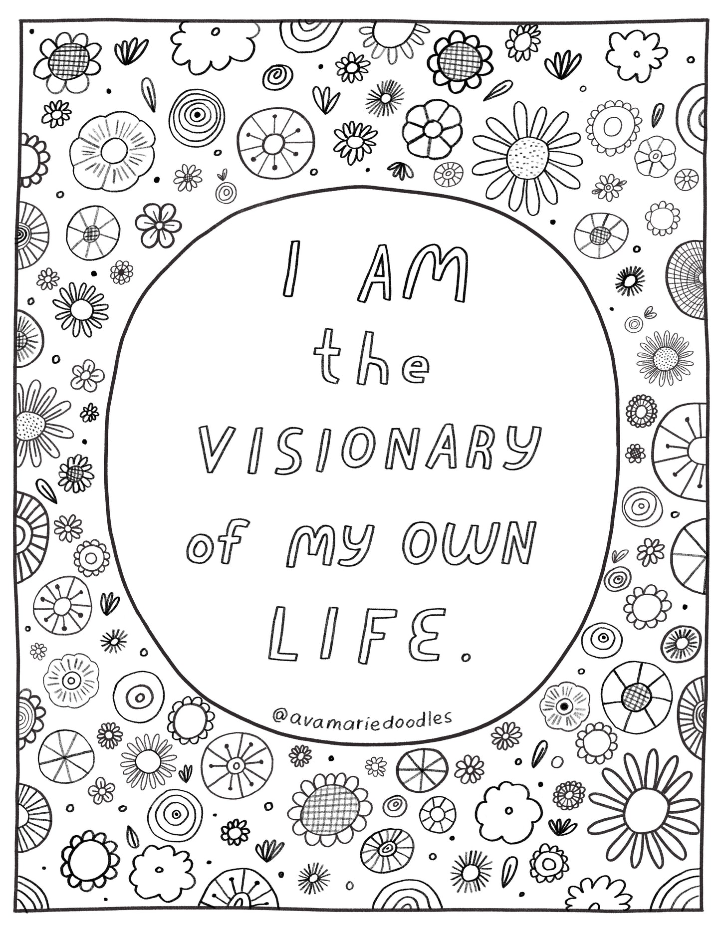 Visionary Coloring Page Download